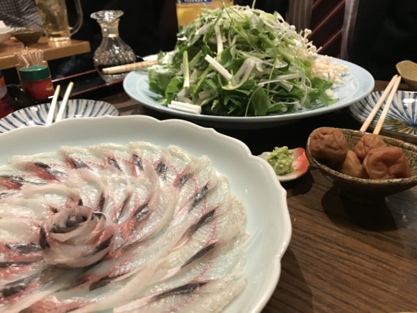 鰻のしゃぶしゃぶ